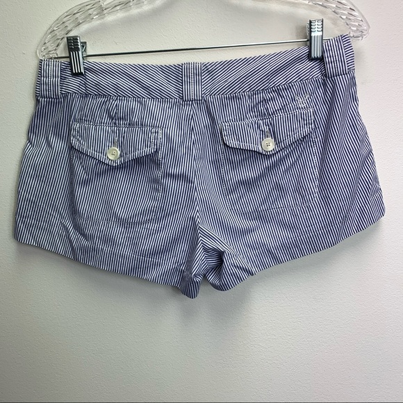 AMERICAN EAGLE STRIPED COTTON SHORTS 8 - Picture 2 of 4